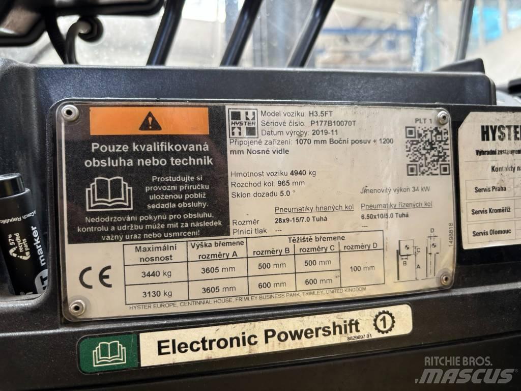 Hyster H3.5FT Dízel targoncák
