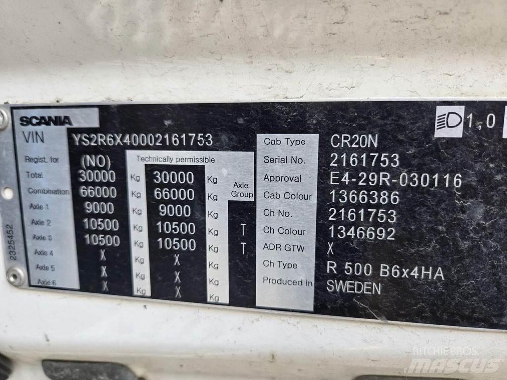 Scania R500 6X4 Billenő teherautók