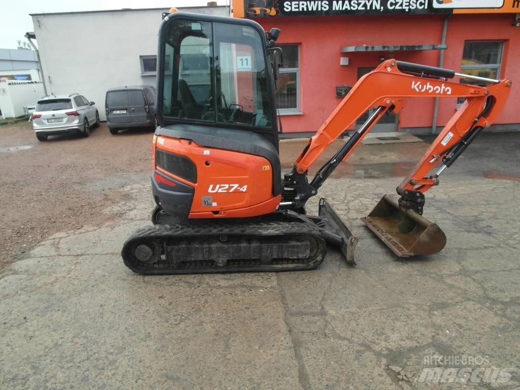 Kubota U 27-4 Mini kotrók < 7t