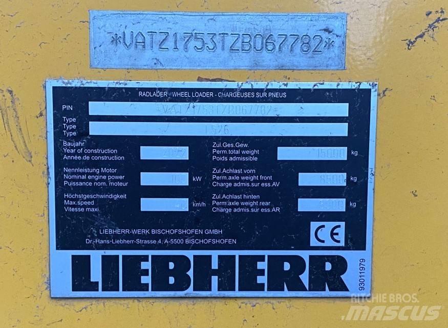 Liebherr L 526 Gumikerekes homlokrakodók