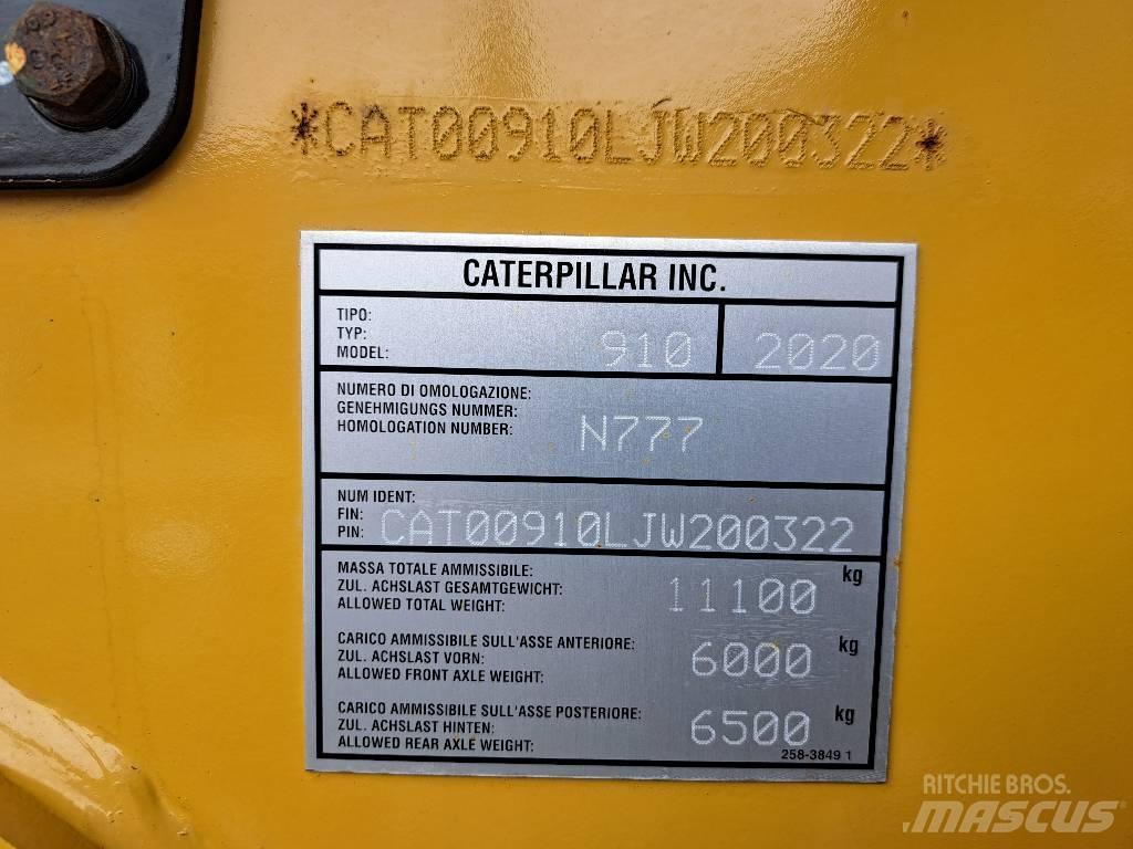 CAT 910 Gumikerekes homlokrakodók