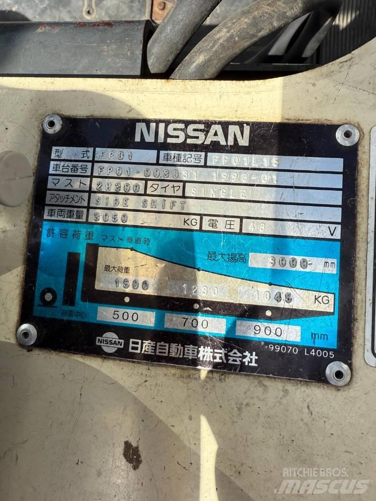Nissan FP01 L 15 U Elektromos targoncák