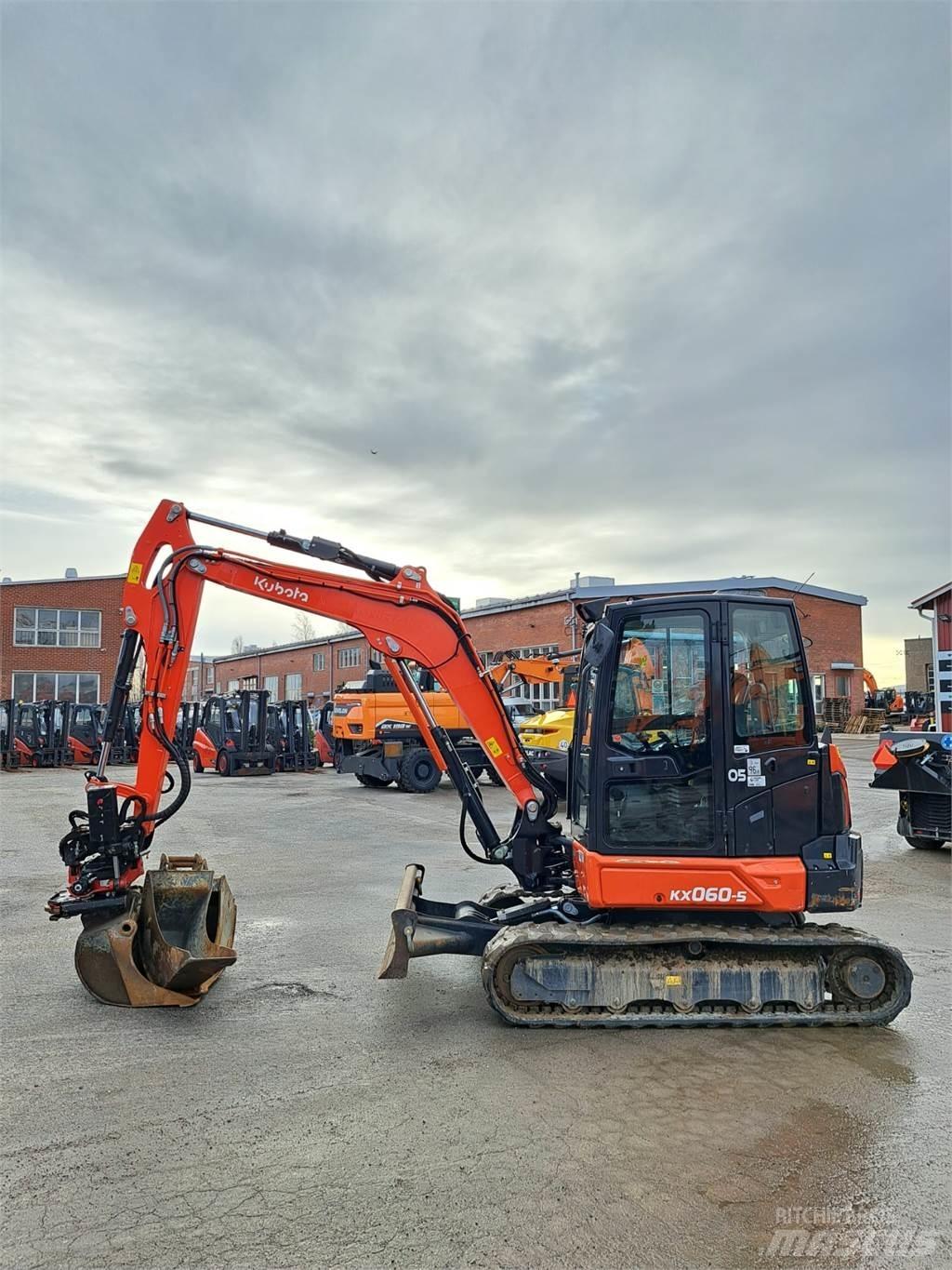 Kubota KX060-5 Mini kotrók < 7t