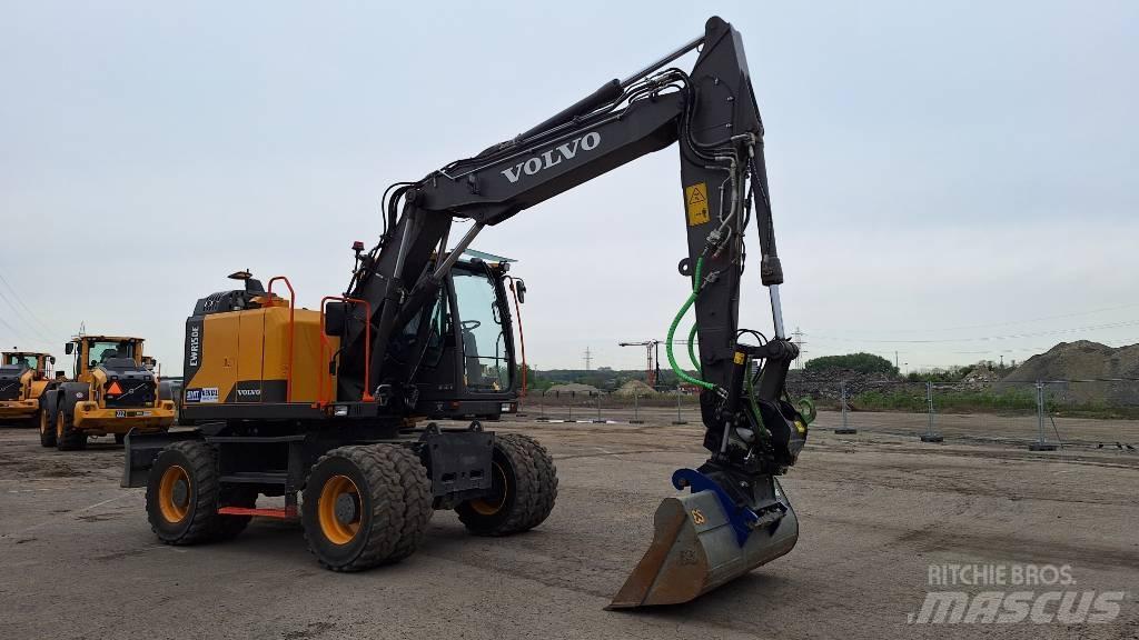 Volvo EWR 150 Gumikerekes kotrók