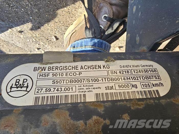 BPW HSF 9010 ECO P Tengelyek