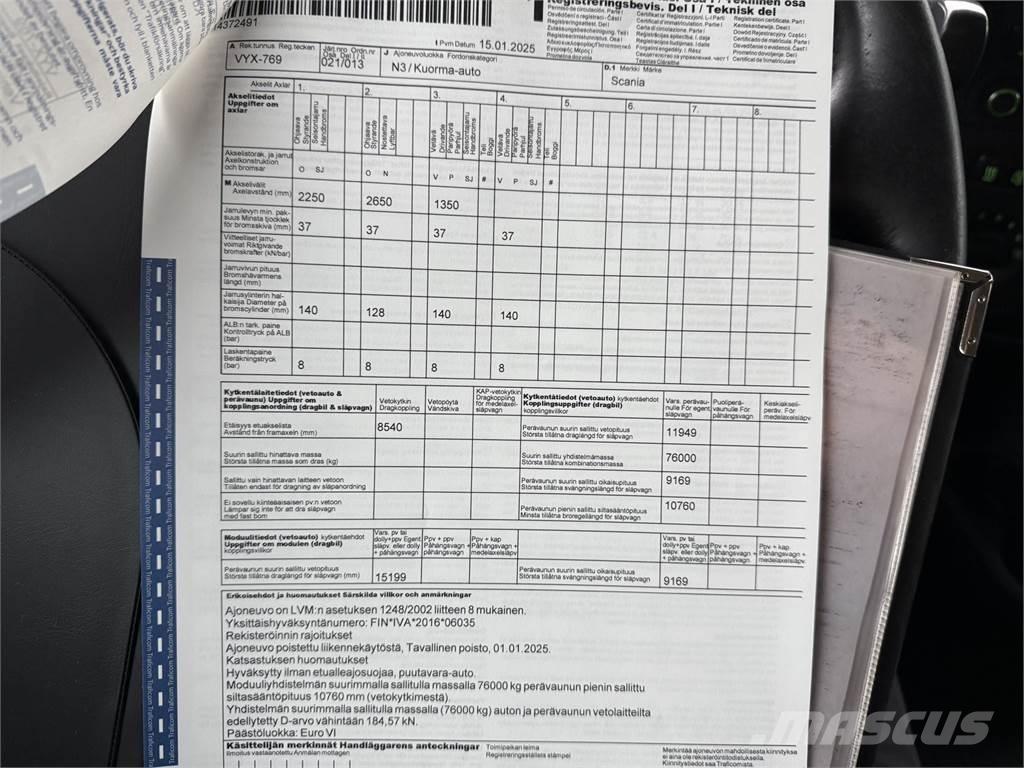 Scania R 730 8X4 Rönkszállító teherautók