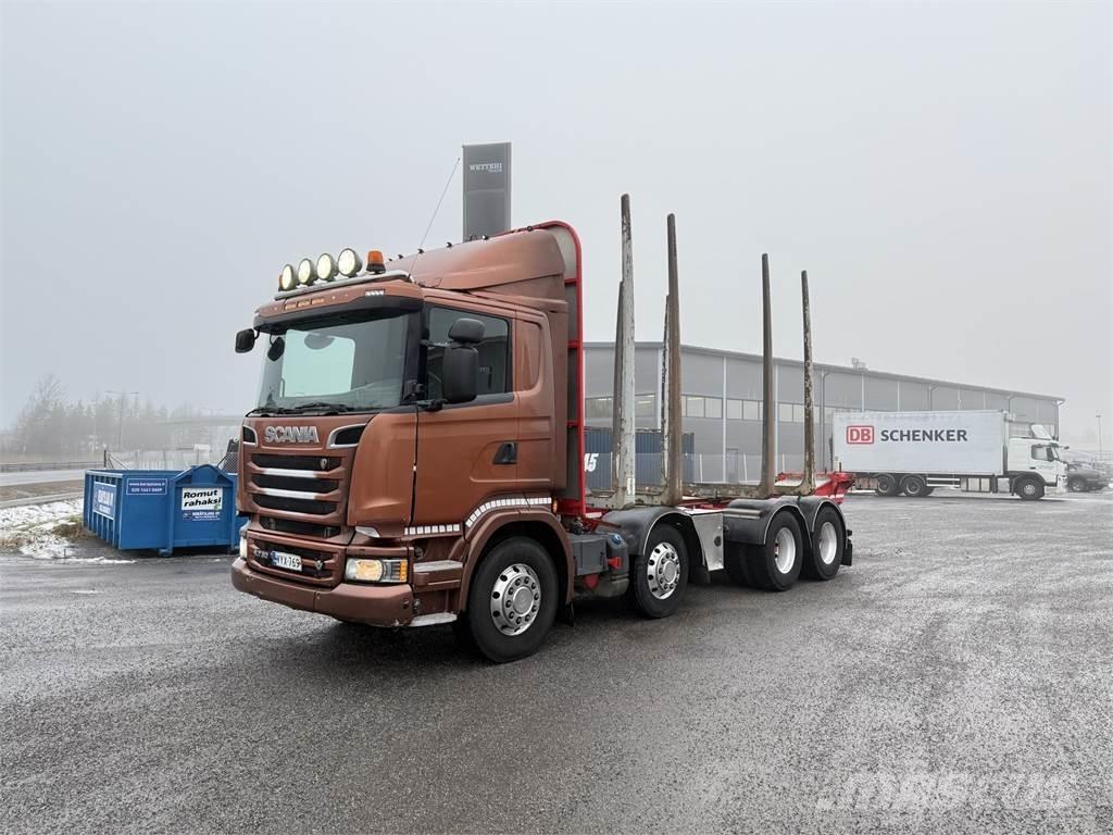 Scania R 730 8X4 Rönkszállító teherautók