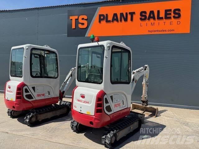 Takeuchi TB 216 Mini kotrók < 7t
