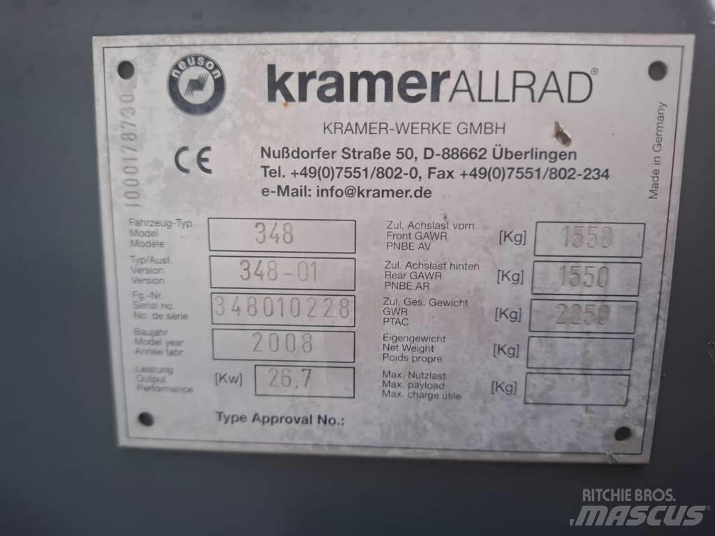 Kramer 350 Gumikerekes homlokrakodók