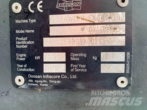 Doosan DX140LCR-5 Lánctalpas kotrók