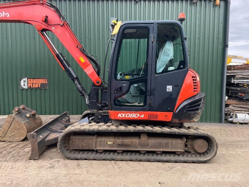 Kubota KX 080-4 Közepes (midi) kotrók 7 t - 12 t