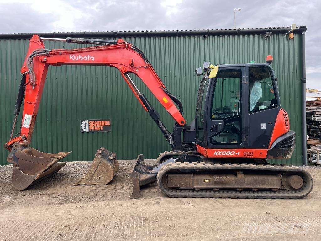 Kubota KX 080-4 Közepes (midi) kotrók 7 t - 12 t