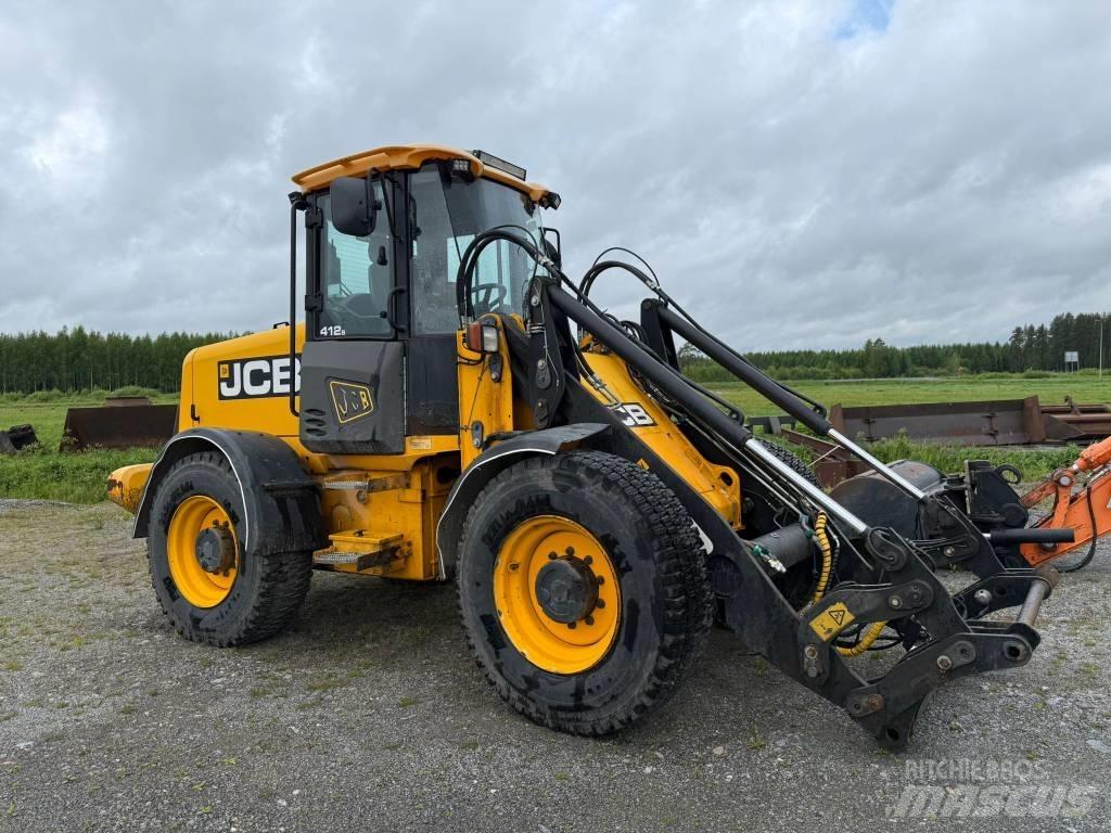 JCB 412 S Gumikerekes homlokrakodók