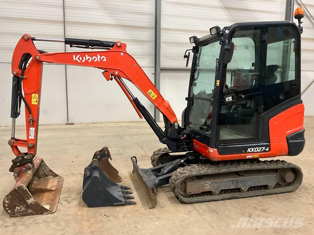 Kubota KX 027-4 Mini kotrók < 7t