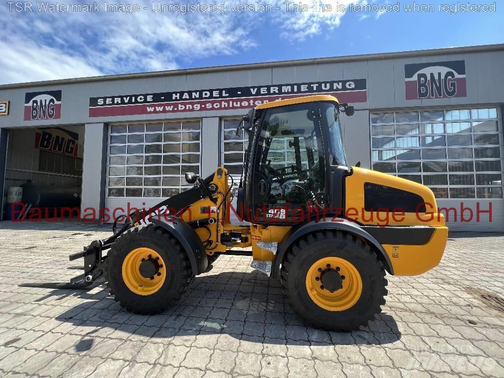 JCB 409 -Demo- Gumikerekes homlokrakodók