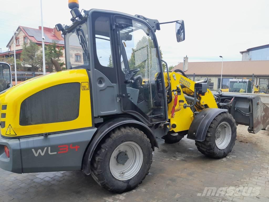 Wacker Neuson WL 34 Gumikerekes homlokrakodók
