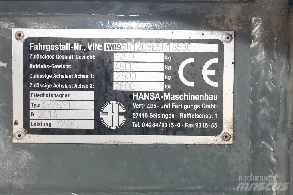 Hansa APZ 531 Gumikerekes kotrók