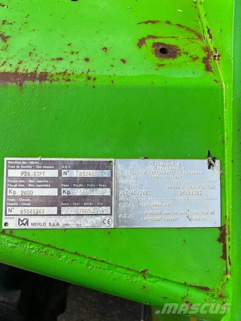 Merlo P26.6 SPT Teleszkópos rakodók