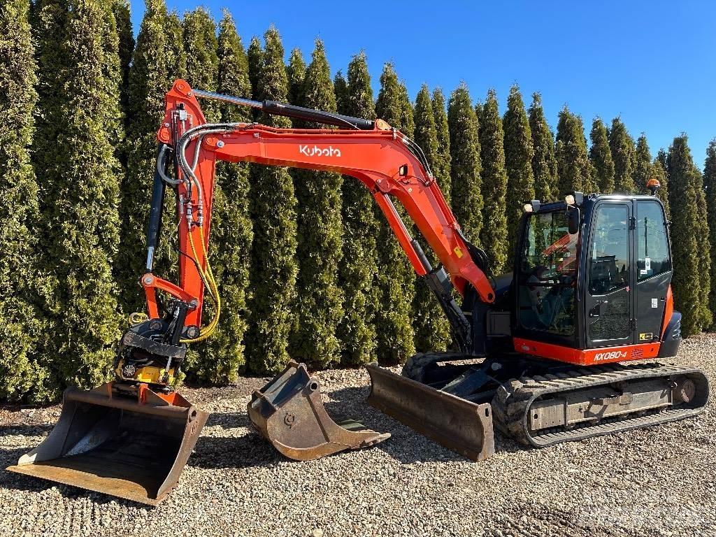 Kubota KX 080-4 Mini kotrók < 7t