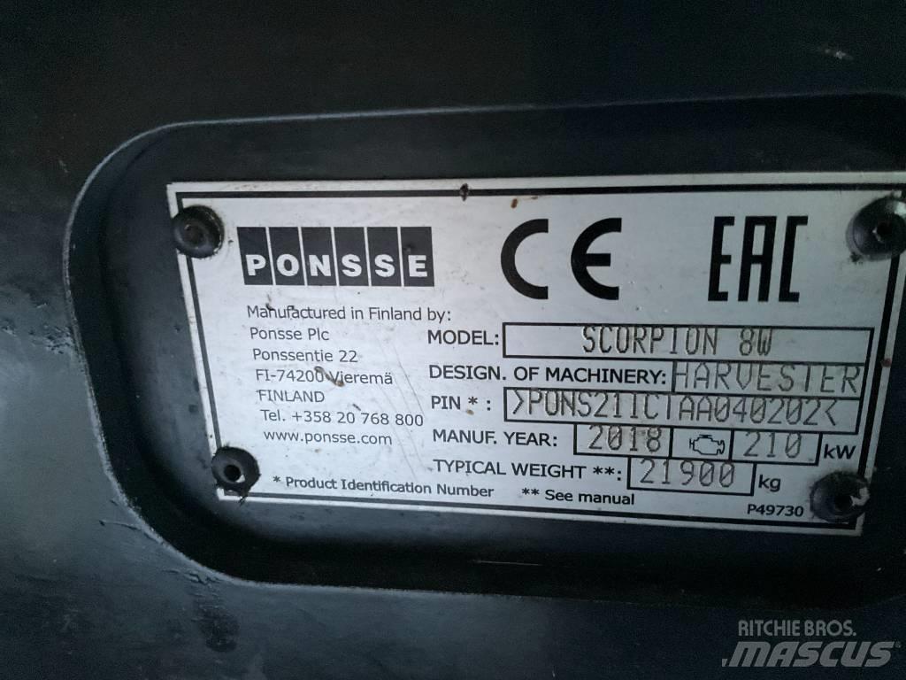 Ponsse Scorpion Betakarítók