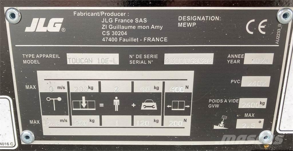 JLG Toucan 10E-L Egyéb felvonók és állványok