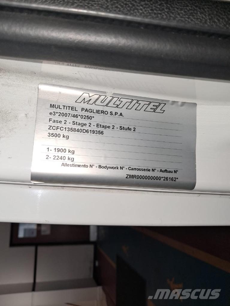 Multitel HX200 Teherautóra szerelt emelők és állványok