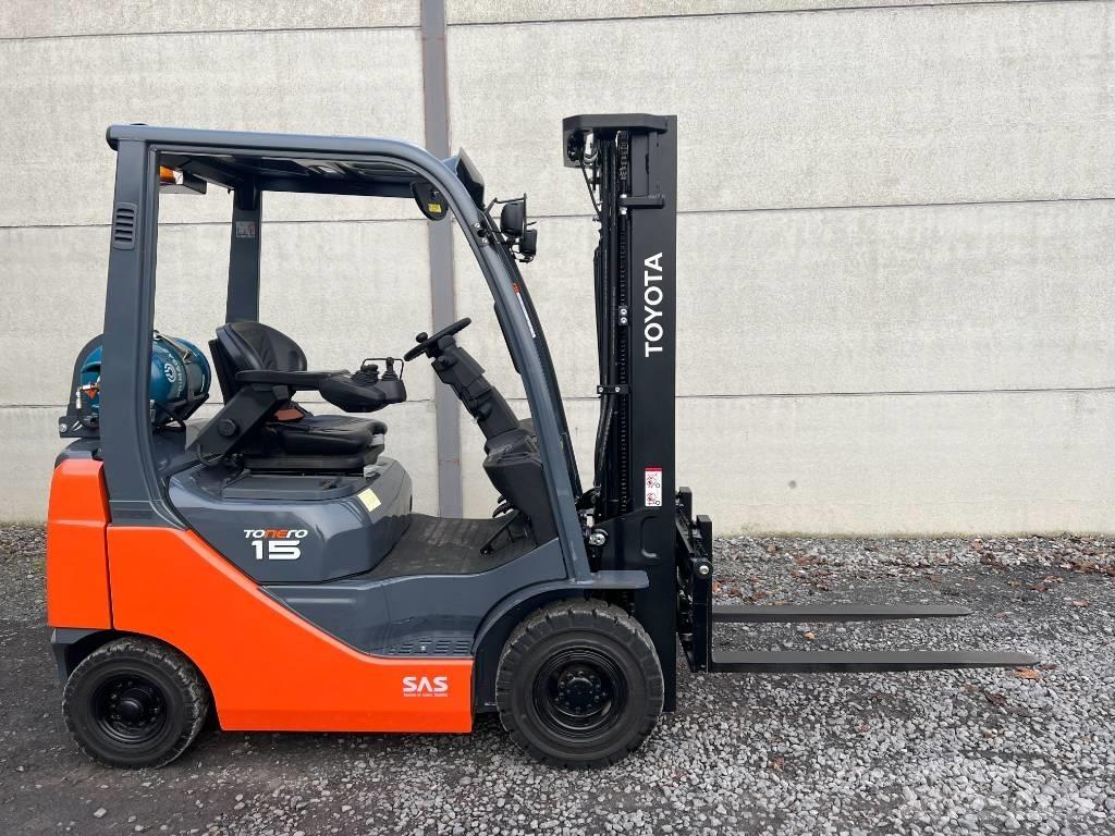Toyota 02-8 FGF 15 Gázüzemű targoncák