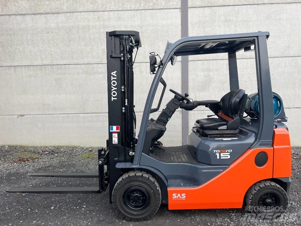 Toyota 02-8 FGF 15 Gázüzemű targoncák
