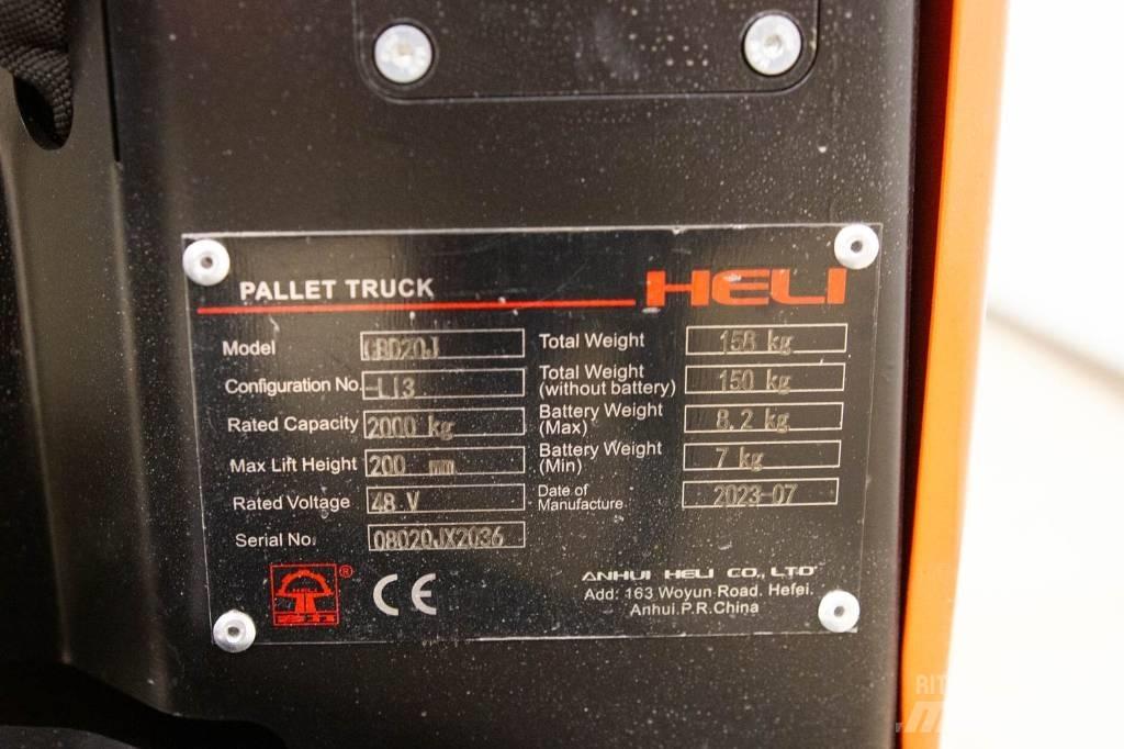 Heli CBD 20 Alacsony emelőkocsi