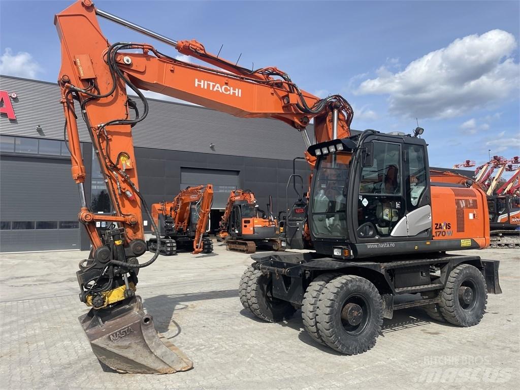 Hitachi ZX 170 W-5 B Gumikerekes kotrók