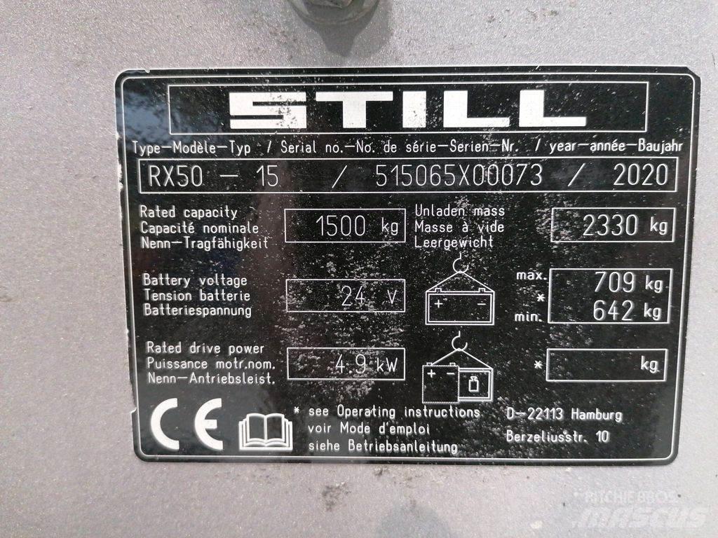 Still RX50-15 Elektromos targoncák