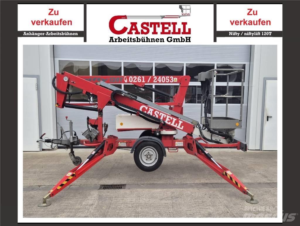 Niftylift 120 T Pótkocsira szerelt emelők és állványok