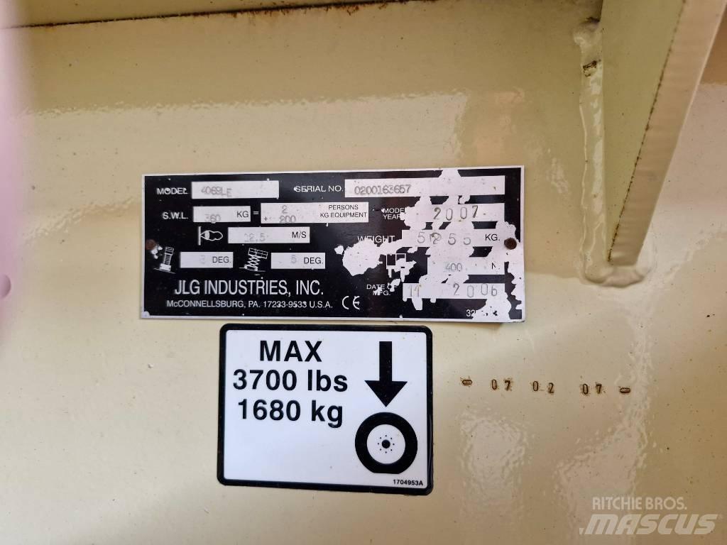 JLG 4069 LE Ollós emelők