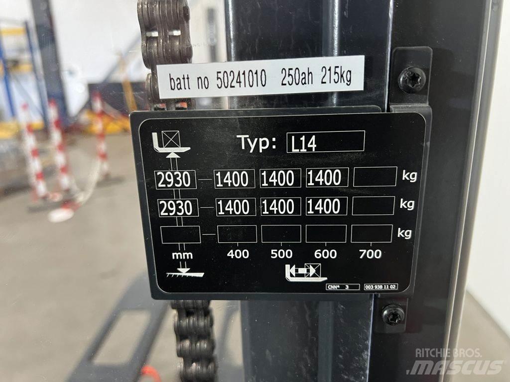 Linde L14 Gyalogkíséretű targonca