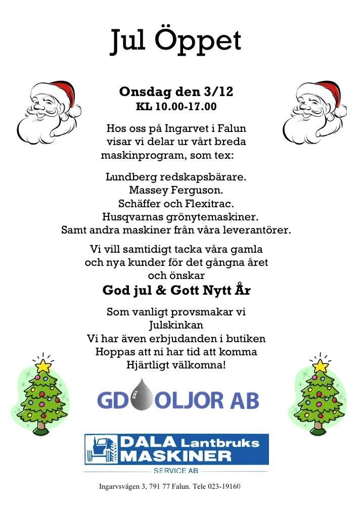  Öppet Hus Falun Egyéb mezőgazdasági gépek