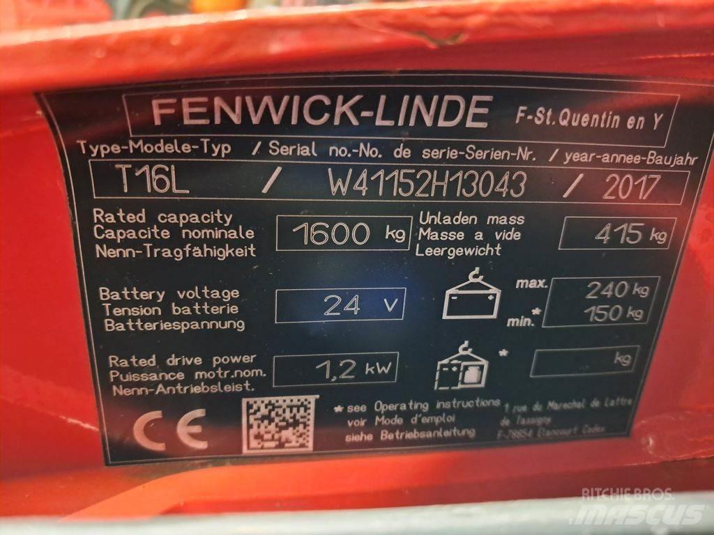 Linde T16L Alacsony emelőkocsi