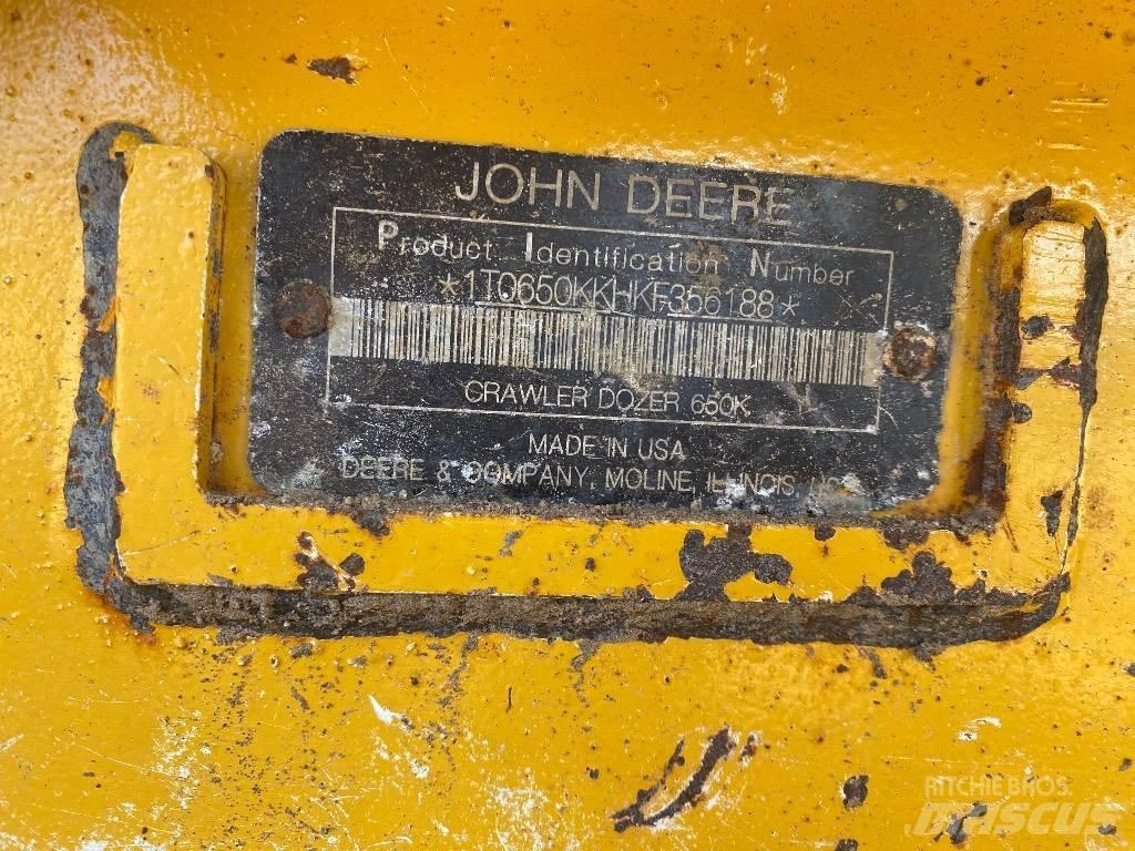 DEERE 650K LGP lánctalpas dózerek