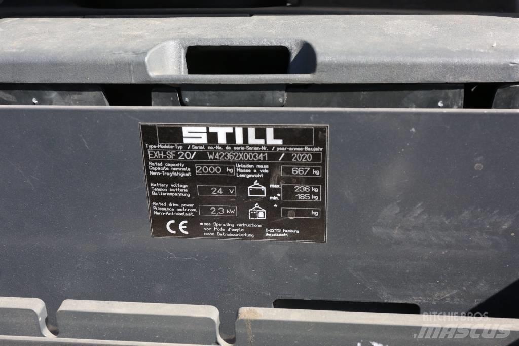 Still EXH-SF20 Vezetőállásos alacsony emelőkocsi