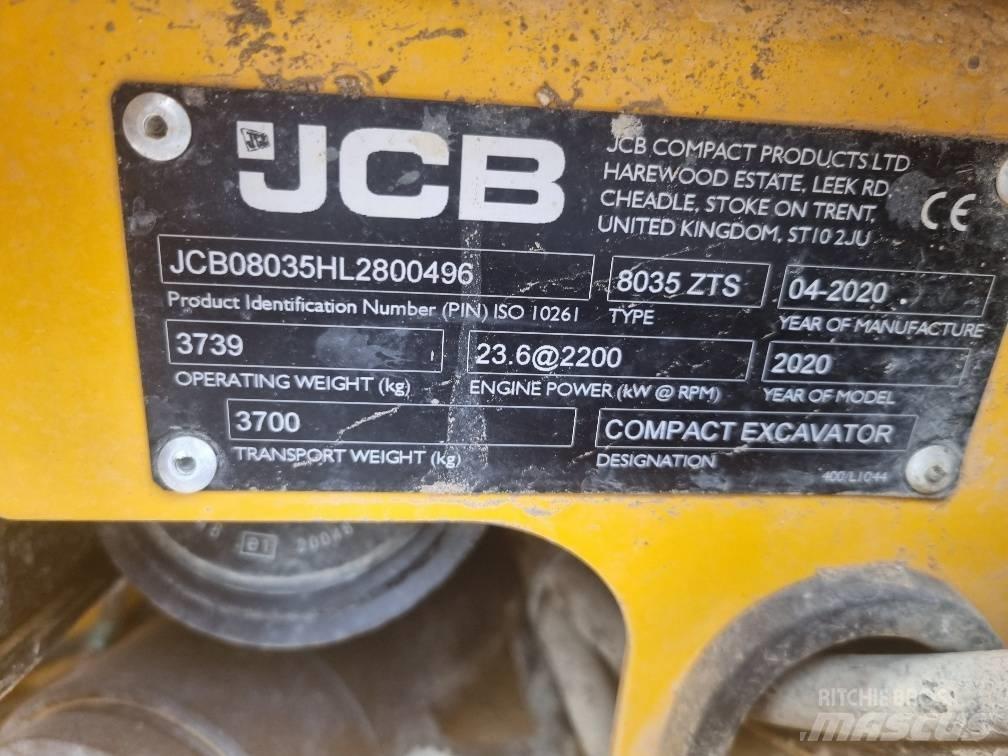 JCB 8035 ZTS Mini kotrók < 7t