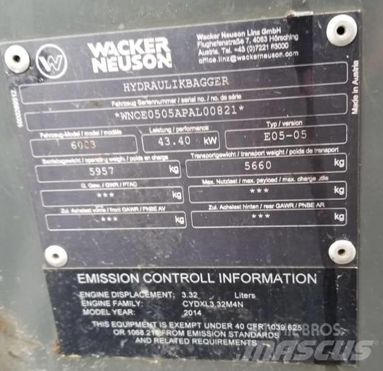 Wacker Neuson 6003 Lánctalpas kotrók