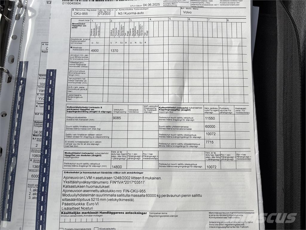 Volvo FM370 6x2 Darus teherautók