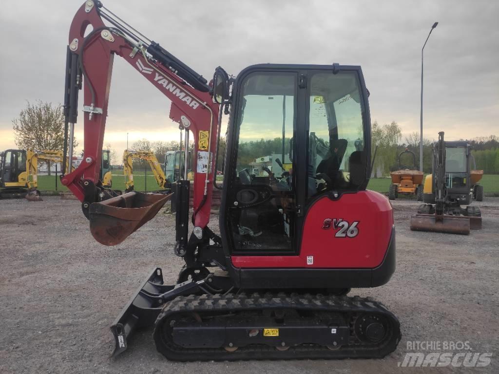 Yanmar SV 26 Mini kotrók < 7t