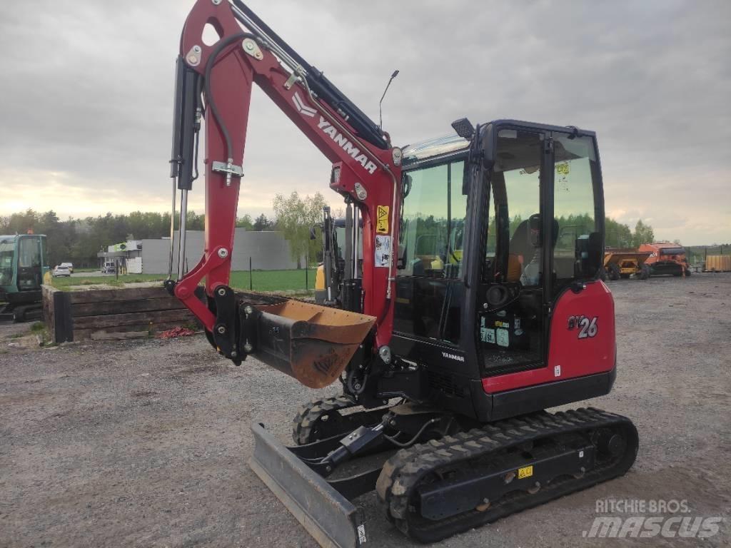 Yanmar SV 26 Mini kotrók < 7t