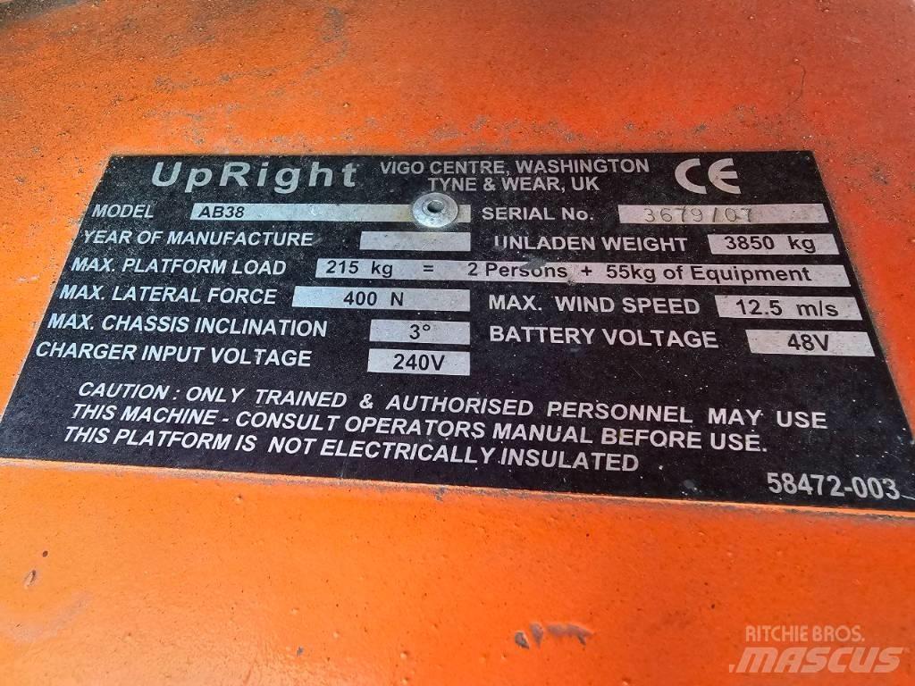 UpRight AB38N Karos emelők