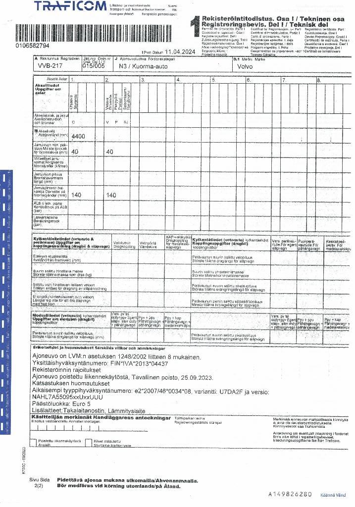Volvo FL 240 Dobozos teherautók