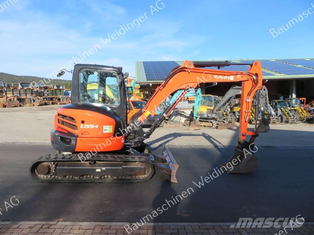 Kubota U 55-4 Mini kotrók < 7t