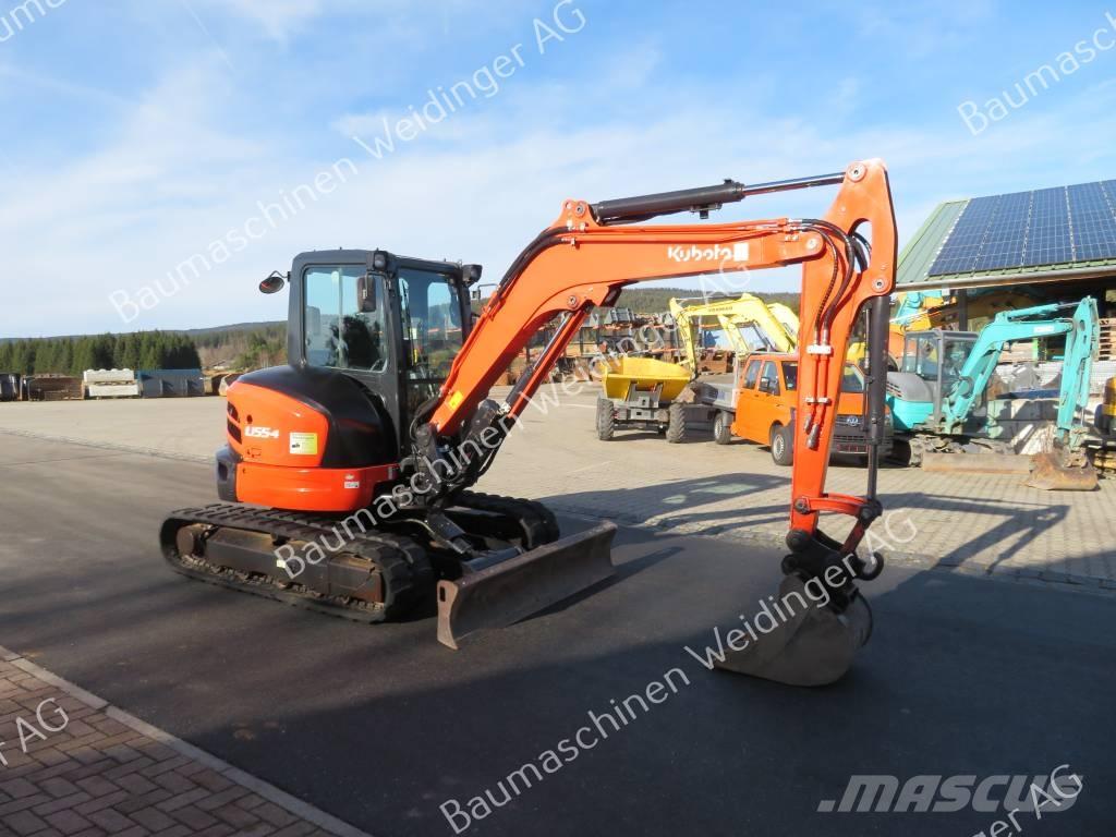 Kubota U 55-4 Mini kotrók < 7t
