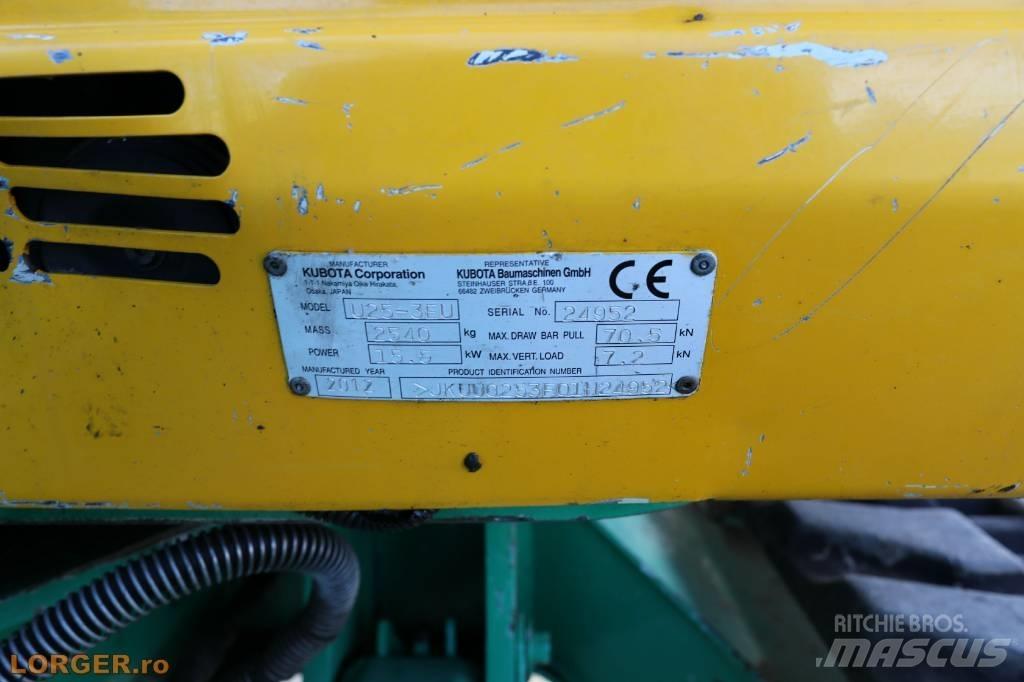 Kubota U25 - 3EU Mini kotrók < 7t