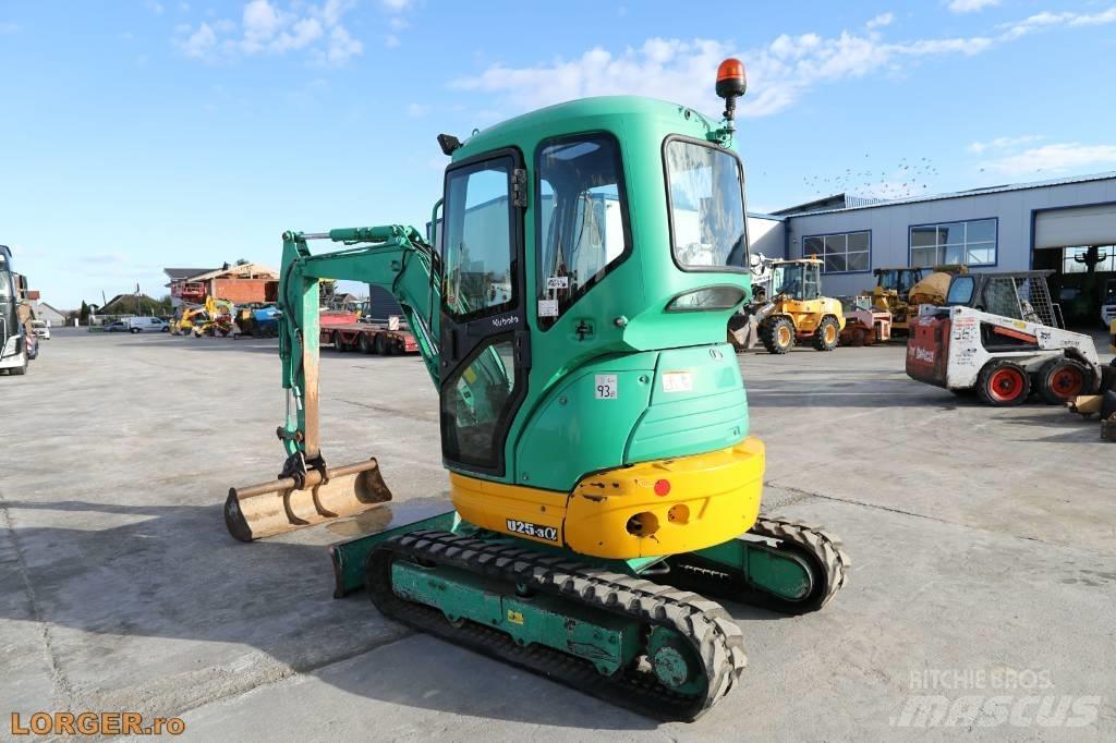 Kubota U25 - 3EU Mini kotrók < 7t