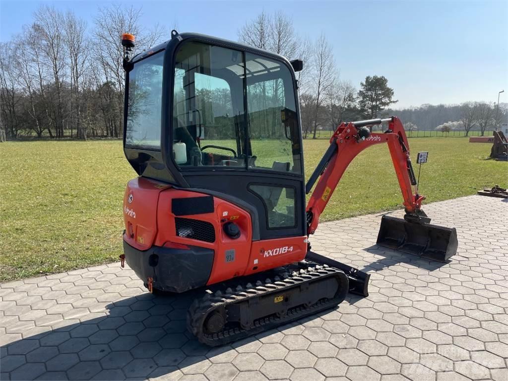 Kubota KX18-4 Mini kotrók < 7t
